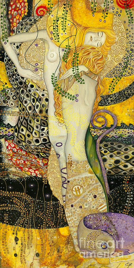 Густав Климт. Water serpents and Elena Yakubovich 