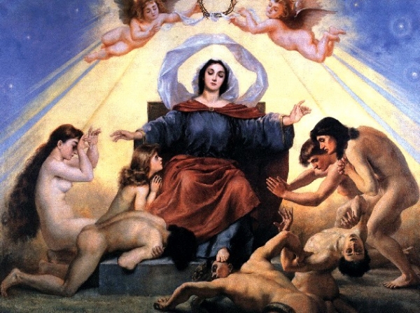 Картина 6. Богородица утешает верующих