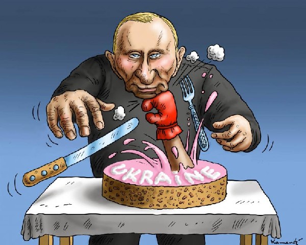 Путин и Украина (cartoonmovement.com)